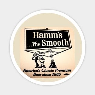 Hamm's the Smooth Beer Glass Coaster Magnet